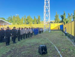 Polda PB Terjunkan Ratusan Personil Amankan Paskah Nasional Di Manokwari