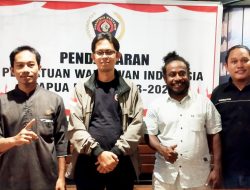 Tiga Calon Ketua PWI Resmi Daftar Di Panitia Konferensi IV PWI Papua Barat 