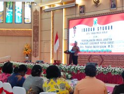 Ibadah Syukur Perpanjang Masa Jabatan, Pj. Gubernur Waterpauw : Syukuri Itu Amanah dan kepercayaan