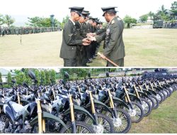 Momentum Harlah Pancasila 2023, Pangdam Kasuari Serahkan Bantuan Randis Kemenhan dan TNI AD