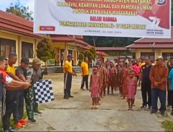 Pj Bupati Maybrat Dan Kapolres Gelar Olahraga Bersama Masyarakat Peringati 77 Tahun HUT Bhayangkara