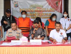 Polres Fakfak Ungkap Kasus Perdagangan Orang, 4 Orang Pelaku Ditetapkan Sebagai Tersangka