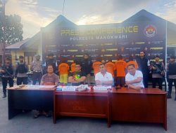 4 Pelaku Begal Sudah Ditahan, Kapolresta Manokwari Harap Masyarakat Tidak Terprovokasi Isu – Isu Negatif