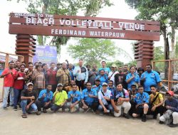 Cek Kesiapan Venue Volly Pasir Ferdinand Waterpauw, Gubernur: Kita Siap Gelar Event Dunia