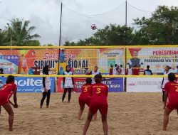 Dua Tim Putri Papua Barat Lolos ke Partai Final Sirnas Voli Pantai 2023