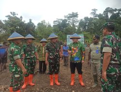 Pangdam Kasuari Launching Tanam Padi Ladang di Aifat Timur Tengah Maybrat