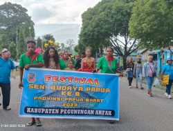 Festival Kirab Budaya Papua Barat Diikuti Siswa Dari 7 Kabupaten Se Papua Barat