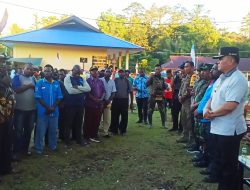 Masyarakat Aifat Timur Raya Jamin Keamanan Pembangunan, Aparat Didesak Tangkap Pembakar Ekskavator