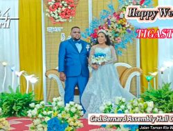 Beautifull Date & Dodger Blue, Tema Romantis Acara Pelaminan Tigast Dan Elis Di Kafe Choisi Manokwari