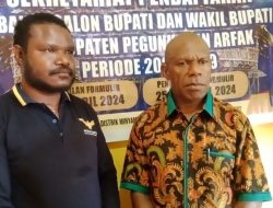 Kembalikan Berkas Cakada, Ever Dowansiba Harap Direstui DPP Garuda Maju Pilkada Pegaf