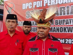 HI, Buka Ruang Kepada Cakada Lainnya Daftar Di PDIP Manokwari, DPP Penentu Rekomendasi Partai