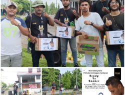 Pemuda Dominggus Mandacan Galang Dana Bantu Rendy Betay Berjuang Melawan Kanker
