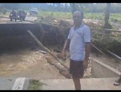 Parjal Harap Pemda Manokwari Tanggap, Perbaiki Jembatan Sungai Mimbowi Yang Terputus Akibat Banjir