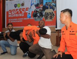 Coffee Morning, Basarnas Manokwari Sosialisasikan Teknik Bantuan Hidup Dasar Bagi Korban Darurat