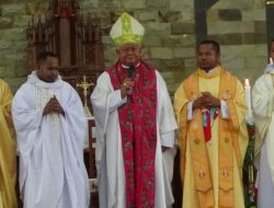 4 Imam Baru Dari Ordo Santo Agustus Ditahbiskan, Pj Bupati Maybrat Harap 4 Imam Setia Melayani Umat