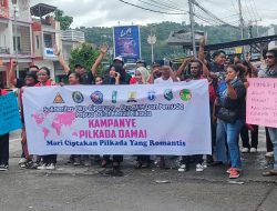 Mahasiswa dan OKP Cipayung Gelar Aksi Edukasi Pilkada Damai Di Manokwari