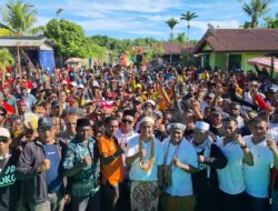 Kirab Merah Putih dan Tarian Adat Warnai Prosesi Penyambutan Paslon Yo – Join Usai Terima B1KWK