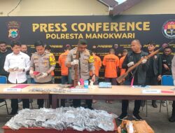 Polresta Manokwari Berhasil Gagalkan Penyelundupan 6 Kg Ganja Dari Jayapura Melalui Pesawat Lion Air