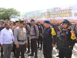 Sebanyak 1.789 Personil OMP Siap Amankan Pilkada 2024 di Provinsi PB dan PBD
