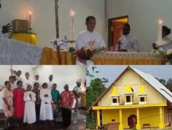 Umat Stasi Monika Bori Misa Bersama Hari Raya Santa Monika dan Hut Ke-26