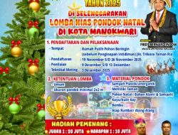 Lomba Pondok Natal, Hadiah Rp20 Juta, Bernard Indouw Ajak Anak Muda Berkreasi Ramaikan Natal