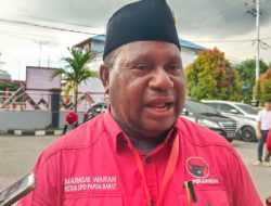Konsolidasi Partai : Markus Waran Warning DPC PDIP Manokwari, Kader Tak Loyal Berpotensi Di- PAW