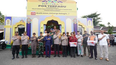 Kapolda Papua Barat Pimpin Operasi Skala Besar, Pastikan Kesiapan Pengamanan Lebaran 2026