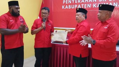 Terima SK Definitif, DPC PDI Perjuangan Kaimana Genjot Konsolidasi hingga Anak Ranting