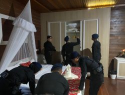 Demi Keamanan Peserta AVC Beach Tour Internasional, Polres Raja Ampat dan Gegana Brimob Sterilisasi Area Penginapan